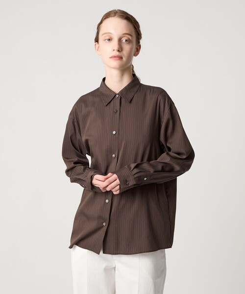 STEVEN ALAN ブラウス シャツ 「Steven Alan」ストライプ レギュラー