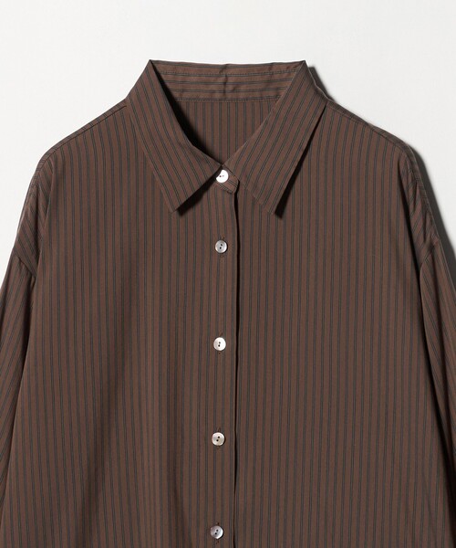 ＜Steven Alan＞ ストライプ レギュラーカラー シャツ -LOOSE STEVEN ALAN ブラウス シャツ 「Steven Alan」ストライプ レギュラー