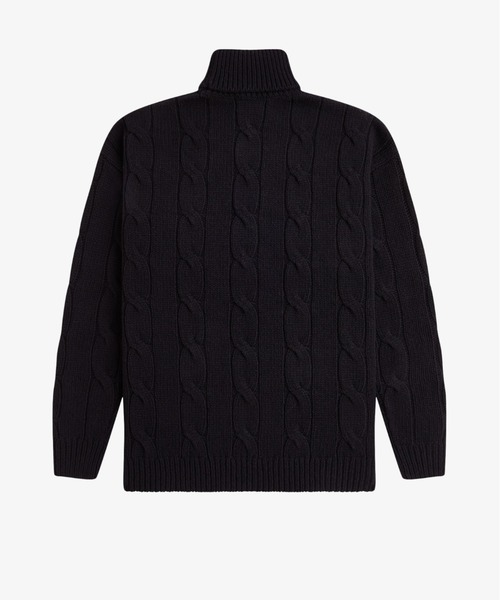 FRED PERRY（フレッドペリー） ニット セーター Roll Neck Cable Knit