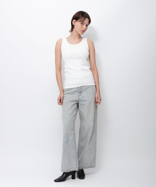 johnbull  ノースリーブブラウス Johnbull（ジョンブル） シャツ 「DENIM DELIGHT DAYS」8オンスデニム