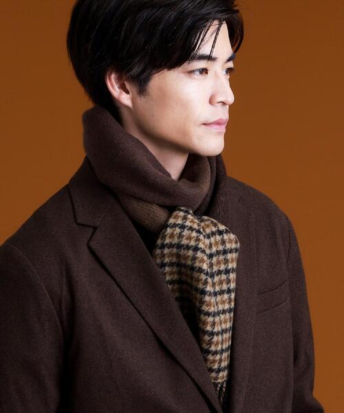 THE SHOP TK マフラー ウールリバーシブルマフラー メンズ : ZOZOTOWN