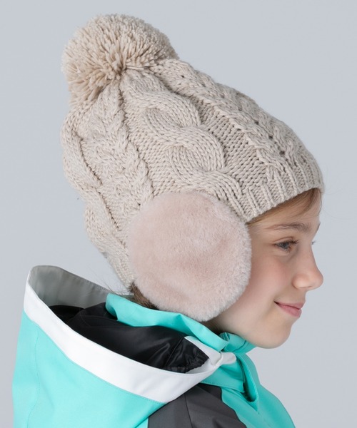 フェニックス　レディース　スノーボードウェア　M　ブラウン　ベージュ　ニット帽 フェニックス PHENIX ニット帽 スキー スノーボード ブラウン - メルカリ