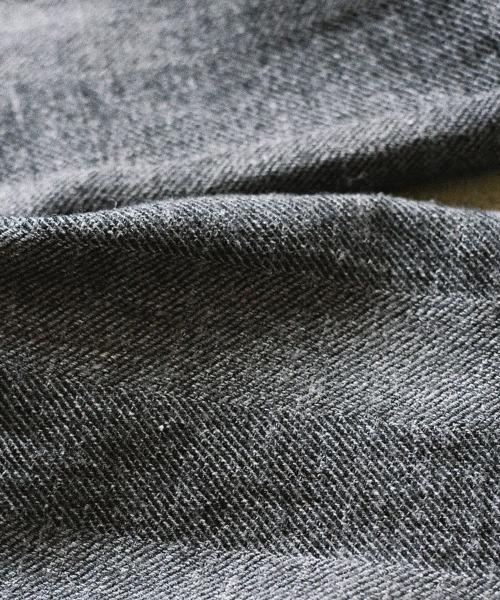 LIDnM（リドム） スラックス WOOL LINEN OXFORD BAGS メンズ