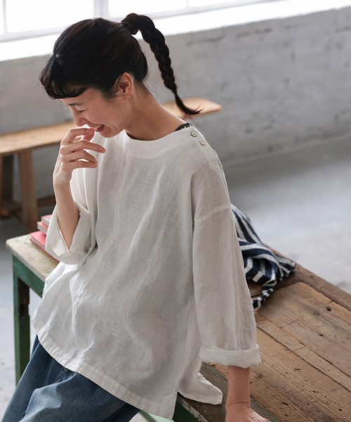 「soulberry」 長袖ブラウス M ブラック レディース_画像2