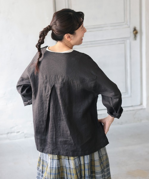 「soulberry」 長袖ブラウス M ブラック レディース_画像7