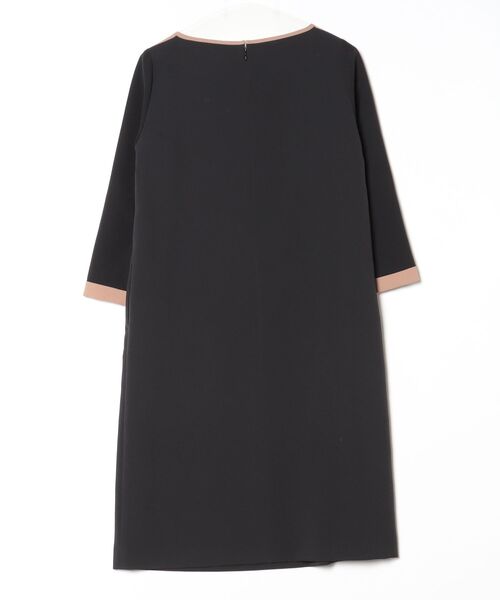 「La TOTALITE」 7分袖ワンピース 36 ブラック レディース_画像2