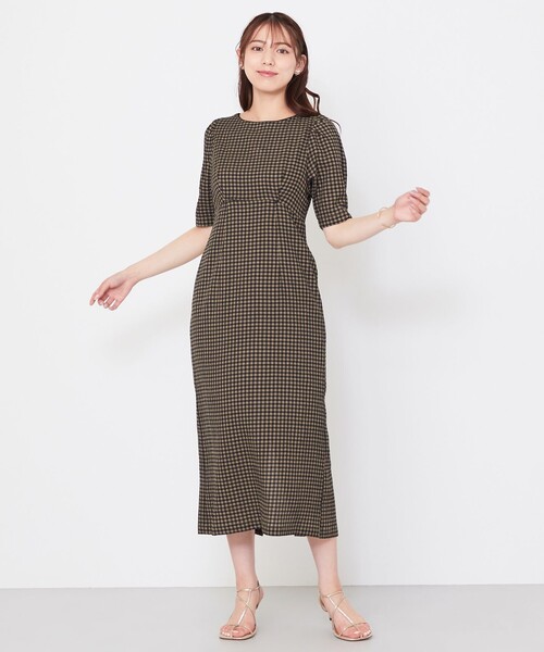 「Feroux」 半袖ワンピース 2 ブラック レディース_画像2