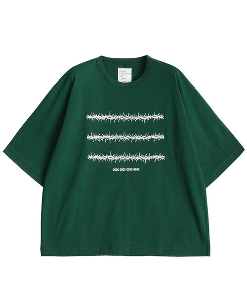 「SHAREEF」 半袖Tシャツ 2 グリーン メンズの画像