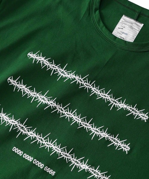 「SHAREEF」 半袖Tシャツ 2 グリーン メンズの画像