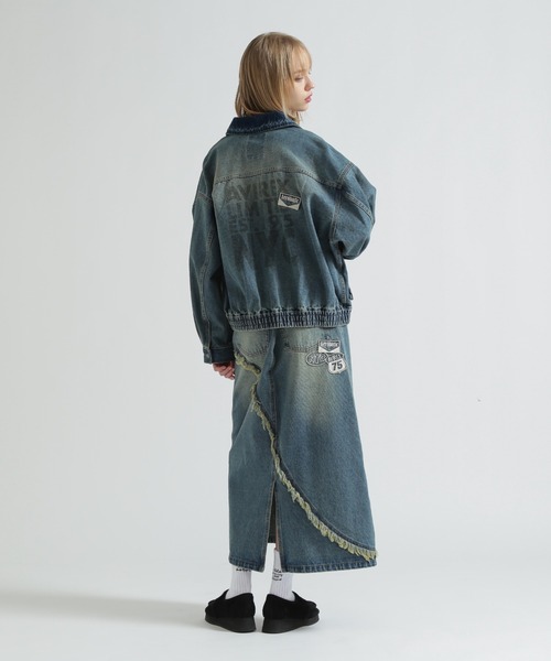 AVIREX（アヴィレックス） デニムジャケット gジャン OVERSIZED WAPPEN