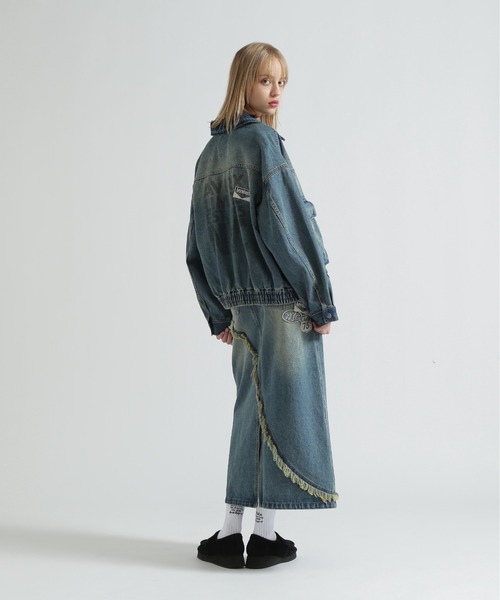 AVIREX（アヴィレックス） デニムジャケット gジャン OVERSIZED WAPPEN