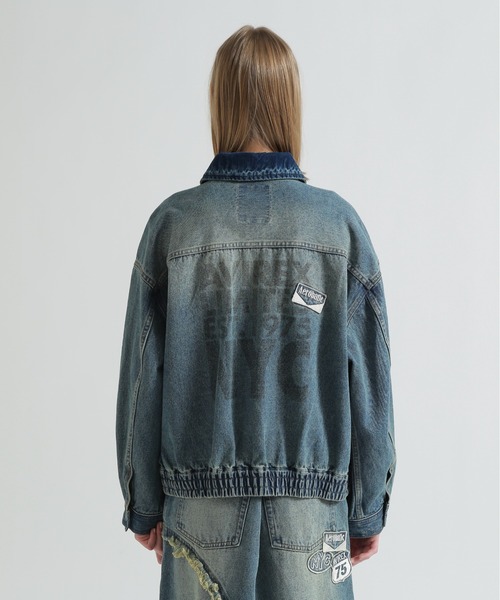 AVIREX（アヴィレックス） デニムジャケット gジャン OVERSIZED WAPPEN
