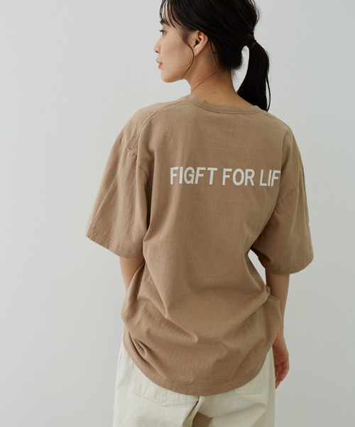 「AMERICANA」 半袖Tシャツ FREE キャメル レディース_画像4