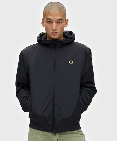 【未使用級‼️】FRED PERRY フーデッド　ブレンサムジャケット FRED PERRY（フレッドペリー） コート ジャケット Hooded Brentham