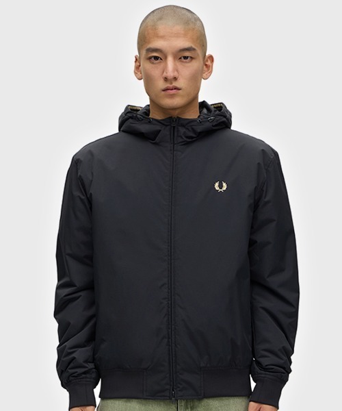 【未使用級‼️】FRED PERRY フーデッド　ブレンサムジャケット FRED PERRY（フレッドペリー） コート ジャケット Hooded Brentham