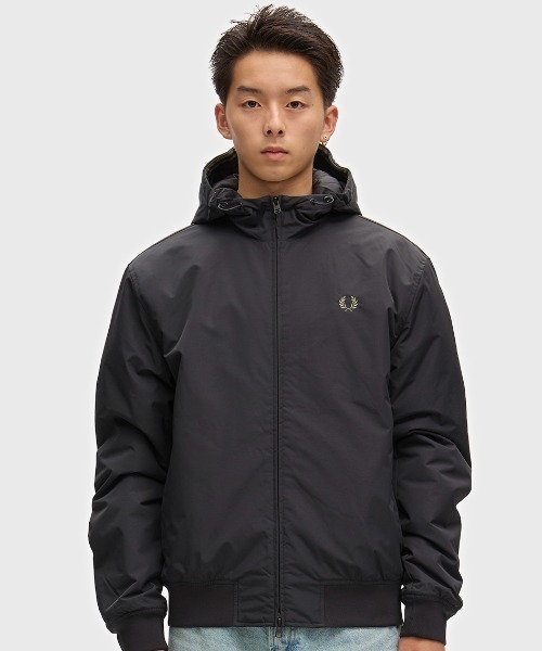 ト*キ様 FRED PERRY メンズ M フード付きジャケットダウン FRED PERRY（フレッドペリー） コート ジャケット Hooded Brentham