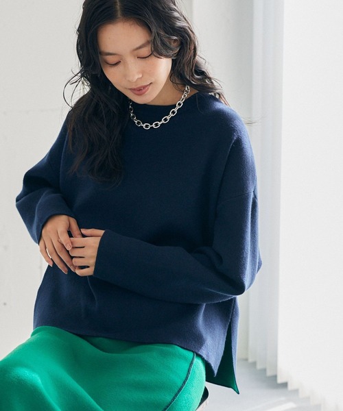 BARNYARDSTORM ネイビー シャギーニット セーター BARNYARDSTORM ネイビー シャギーニット セーター