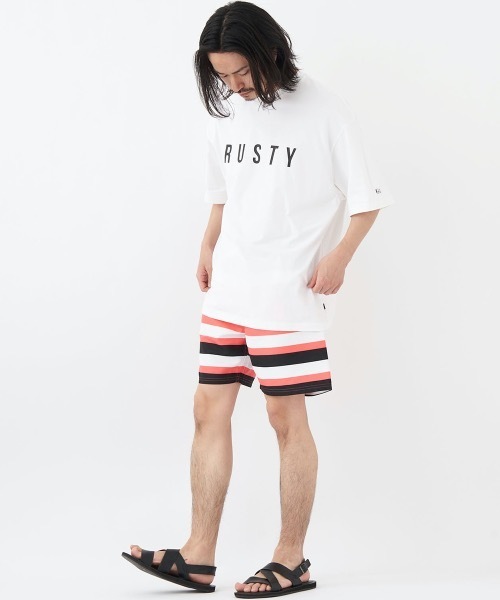 「RUSTY」 半袖Tシャツ X-LARGE ホワイト メンズ_画像2