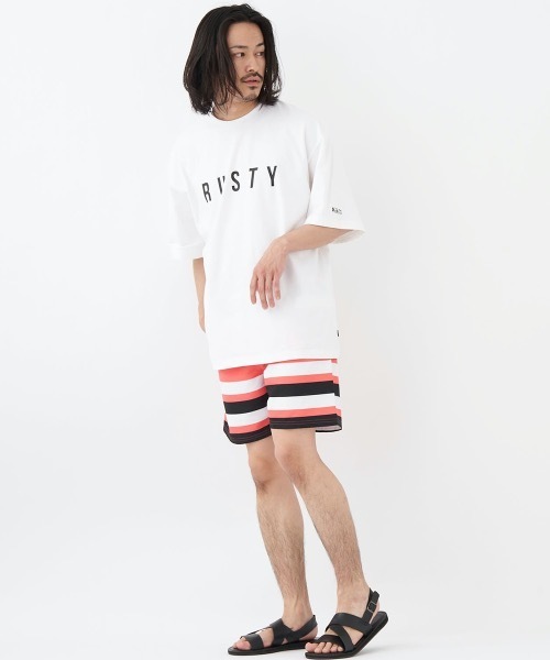 「RUSTY」 半袖Tシャツ X-LARGE ホワイト メンズ_画像4