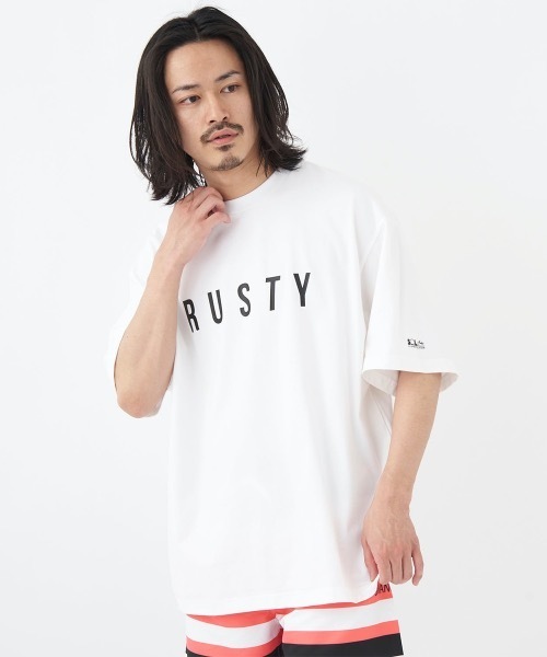「RUSTY」 半袖Tシャツ X-LARGE ホワイト メンズ_画像6
