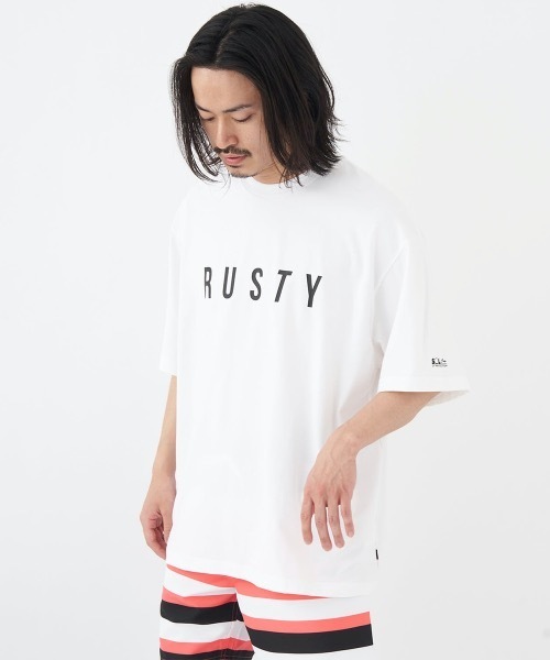 「RUSTY」 半袖Tシャツ X-LARGE ホワイト メンズ_画像7