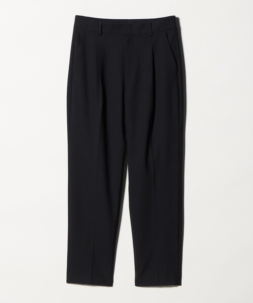 スラックス パンツ 「size SHORT/TALLあり」カチリラ テーパードパンツ ウォッシャブル ストレッチ レディースの画像