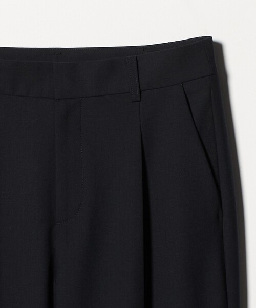 スラックス パンツ 「size SHORT/TALLあり」カチリラ テーパードパンツ ウォッシャブル ストレッチ レディースの画像