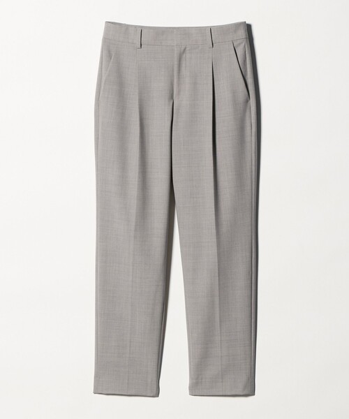 スラックス パンツ 「size SHORT/TALLあり」カチリラ テーパードパンツ ウォッシャブル ストレッチ レディースの画像