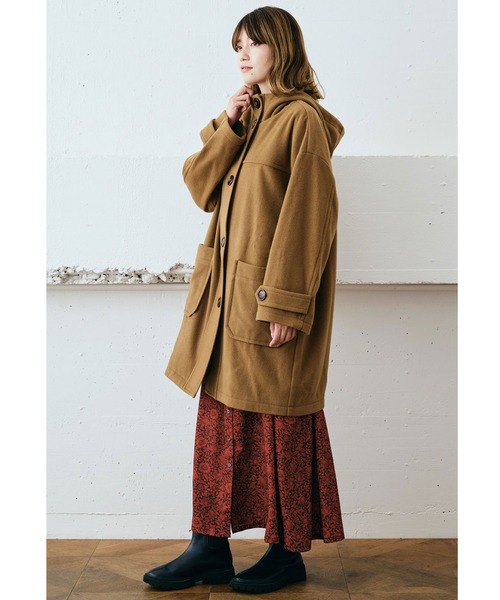 「MEDE19F」 ダッフルコート LARGE ブラウン レディース_画像4