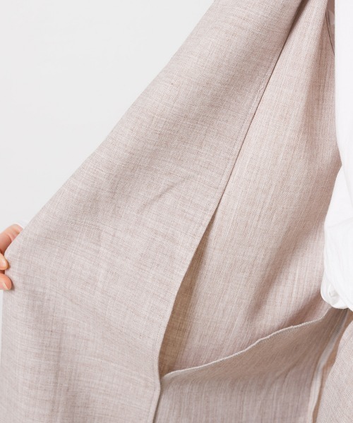 「OMNES」 ベスト FREE グレー レディース_画像5