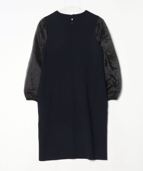 Demi-Luxe BEAMS（デミルクス ビームス） ニットワンピース - ネイビー