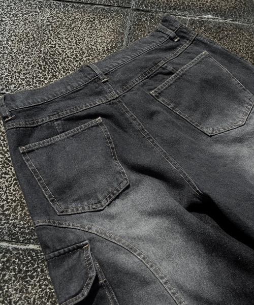 な*ー様 ANDER HUNK ダークグレー カーゴパンツ ANDER HUNK カーゴパンツ 2way Breached Nylon Cargo Pants / 2way