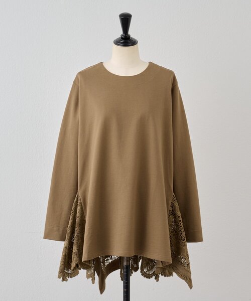 BEARDSLEY（ビアズリー） tシャツ コットンレースカットソー