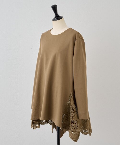 BEARDSLEY（ビアズリー） tシャツ コットンレースカットソー