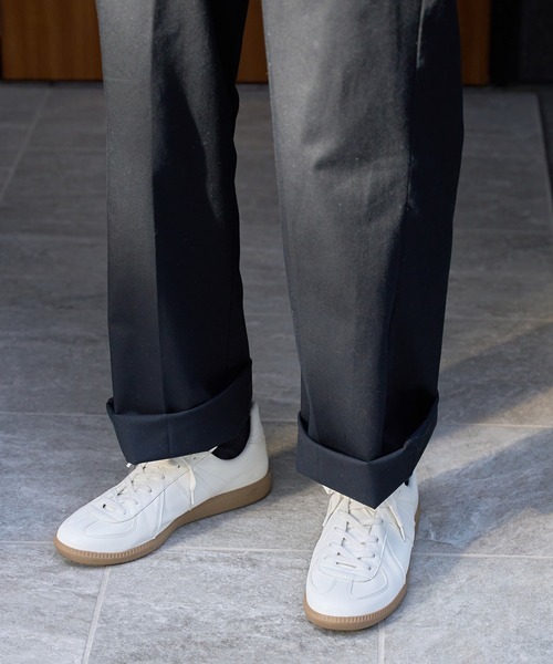 「GERMAN TRAINER」 ローカットスニーカー 26cm ブラック メンズ_画像4