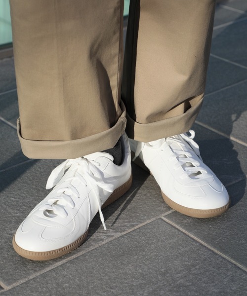 「GERMAN TRAINER」 ローカットスニーカー 26cm ブラック メンズ_画像5