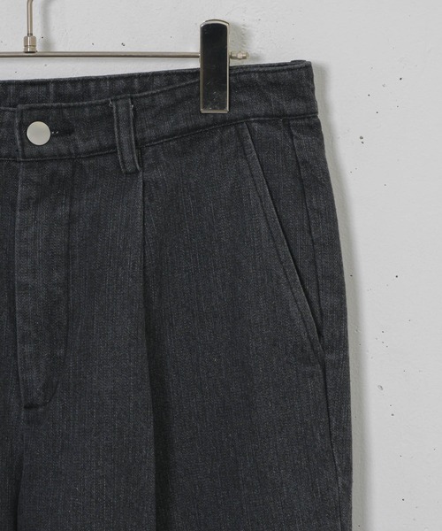 「Casper John」 デニムパンツ X-SMALL ブラック メンズ_画像6