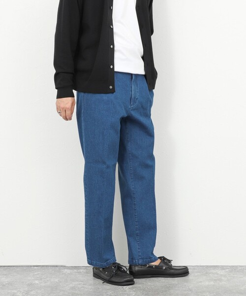 NOLLEY'S（ノーリーズ） ワイドパンツ ジーンズ デニムストレッチ