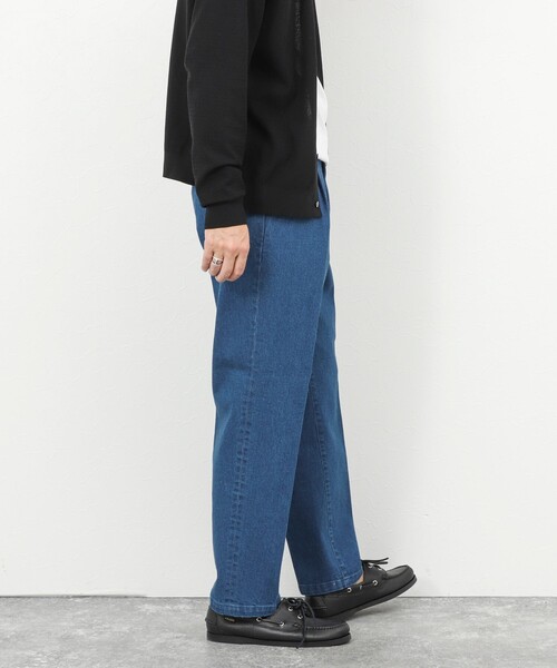 NOLLEY'S（ノーリーズ） ワイドパンツ ジーンズ デニムストレッチ