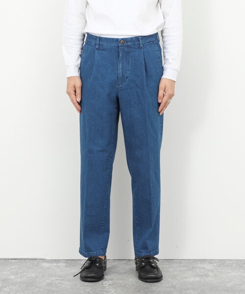 NOLLEY'S（ノーリーズ） ワイドパンツ ジーンズ デニムストレッチ