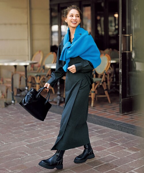 「UNFILO」 カーディガン SMALL グレー レディース_画像2