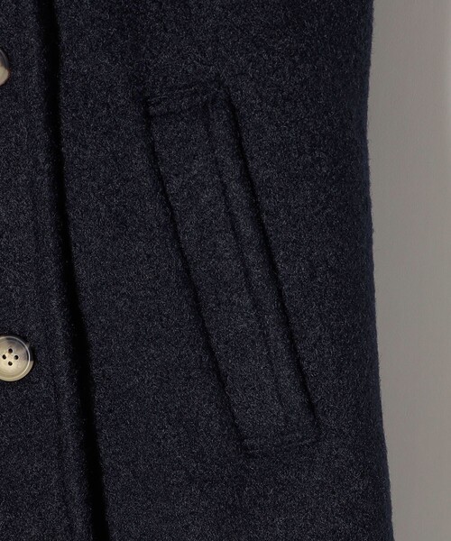 「SHIPS any」 コート ONE SIZE ネイビー レディース_画像7