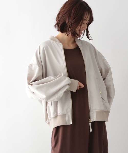 「GLOBAL WORK」 ブルゾン LARGE モカ レディース_画像6