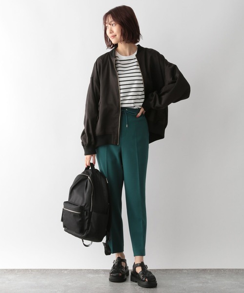 「GLOBAL WORK」 ブルゾン LARGE モカ レディース_画像8