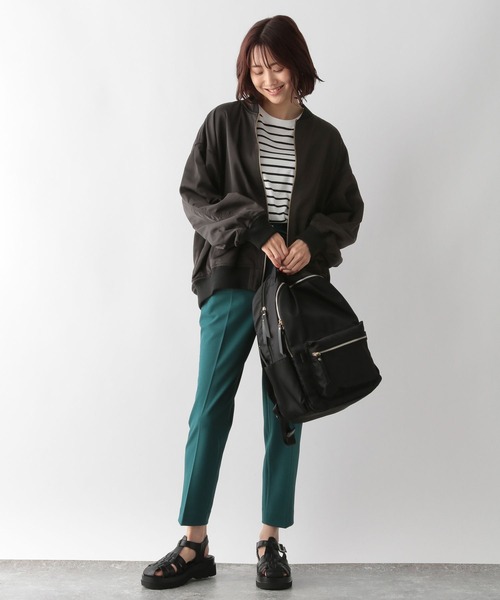 「GLOBAL WORK」 ブルゾン LARGE モカ レディース_画像9