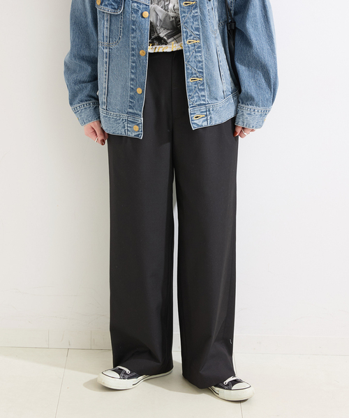 B.C STOCK（ベーセーストック） ワイドパンツ スラックス パンツ