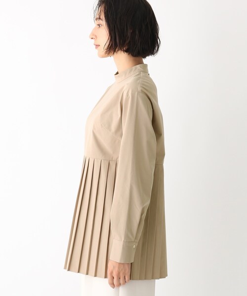 「OPAQUE.CLIP」 長袖ブラウス 40 サンドベージュ レディース_画像2
