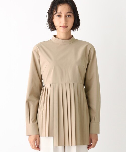 「OPAQUE.CLIP」 長袖ブラウス 40 サンドベージュ レディース_画像3