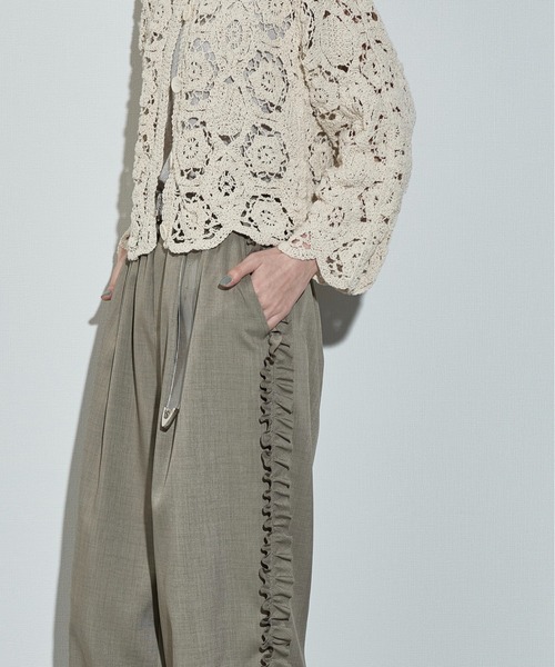 「THE YOn」 イージーパンツ FREE レディッシュグレー レディース_画像5