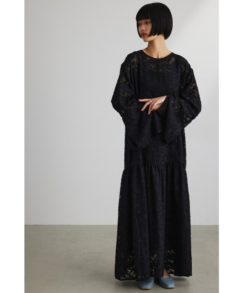 「STYLEMIXER」 長袖ワンピース SMALL サックスブルー レディース_画像9